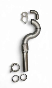 76mm Downpipe Bausatz für internes Wastegate 5-Loch Abgasseite Garrett Pulsar